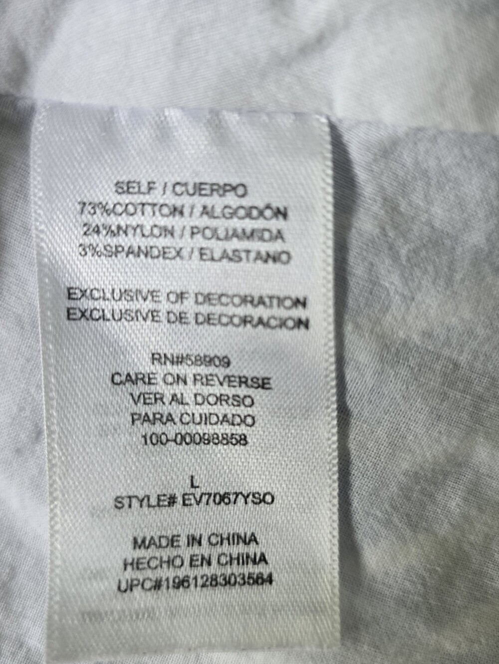 Every Poplin Striped Blue And White Mini Dress, Size: L - Picture 4 of 6
